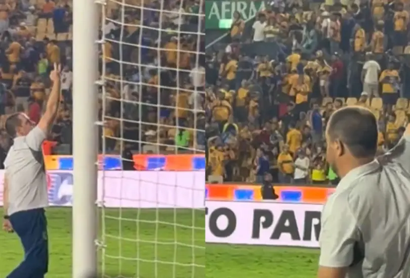 André Jardine justificó su seña del tricampeonato que hizo en el Estadio Universitario