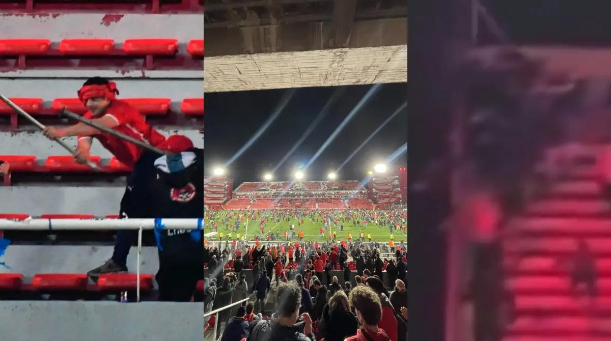  La hinchada de Independiente perdió la cabeza 