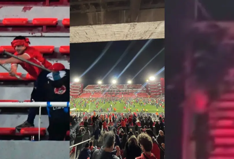 La hinchada de Independiente perdió la cabeza