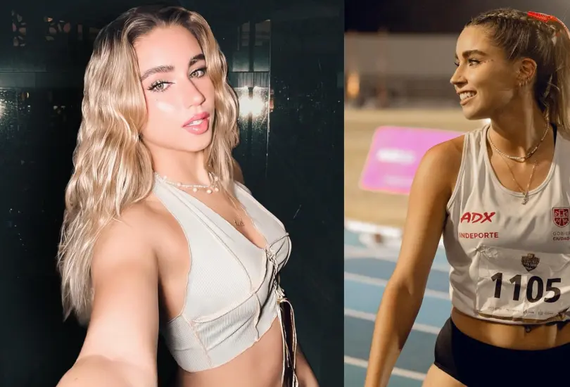 La mexicana brilla en redes y el atletismo por igual.