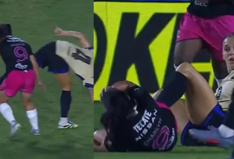 Charlyn Corral resultó afectada en el Juego de Estrellas Charlyn Corral resultó afectada en el Juego de Estrellas