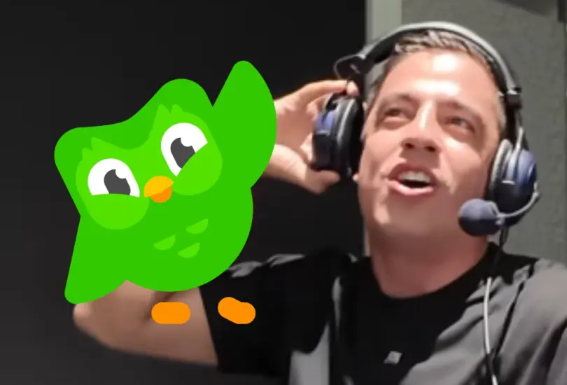 Duolingo se burló de Andrés Vaca Duolingo se burló de Andrés Vaca