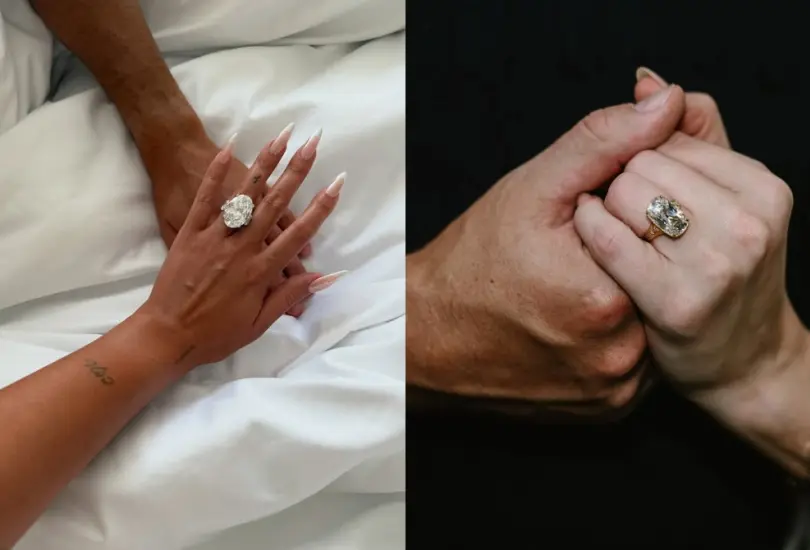 Los anillos de ambas celebridades han causado sensación Los anillos de ambas celebridades han causado sensación