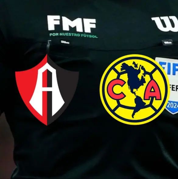 Árbitro del Atlas vs América es castigado en Liga MX