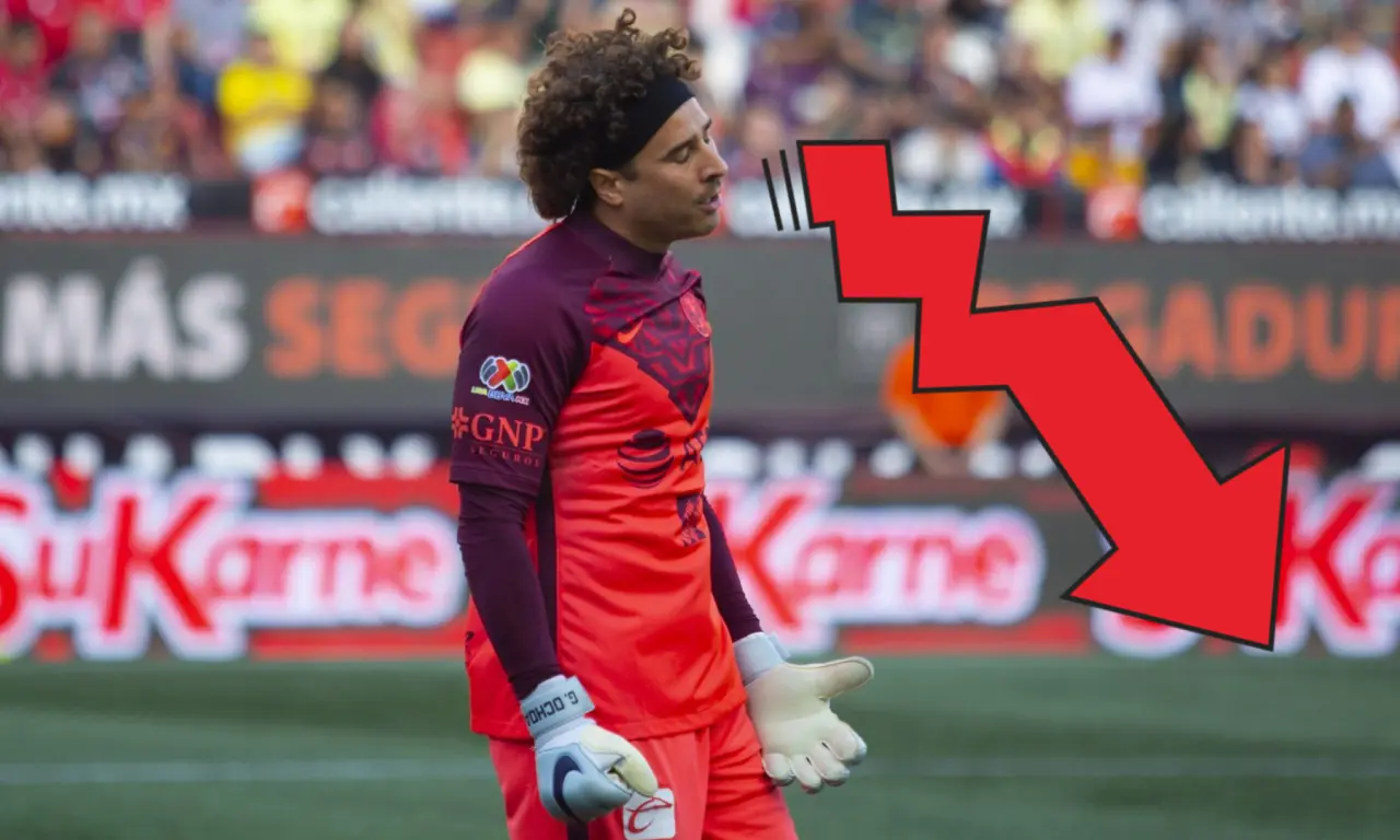  A los 40 años, Guillermo Ochoa se ha devaluado y hoy su precio es de solo 500 mil euros. 