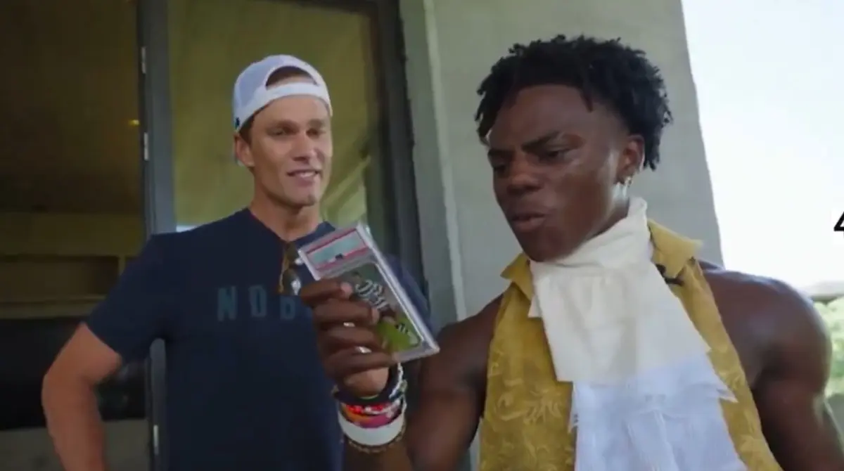  Tom Brady se lució con Speed en pleno stream 