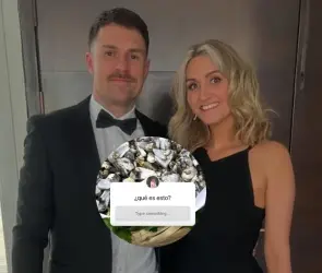 La reacción de la esposa de Aaron Ramsey a la comida mexicana