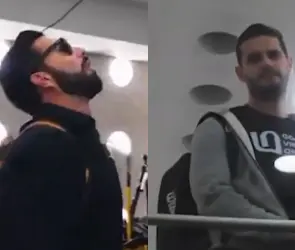 Adrián Marcelo y Poncho de Nigris protagonizan incidente en aeropuerto
