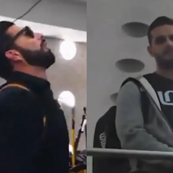 Adrián Marcelo y Poncho de Nigris protagonizan incidente en aeropuerto