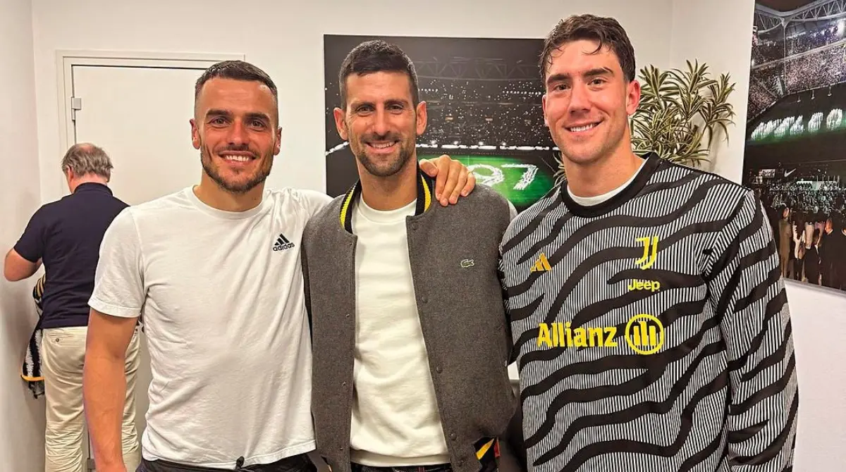 Filip Kostic y Dusan Vlahovic. Filip Kostic y Dusan Vlahovic.