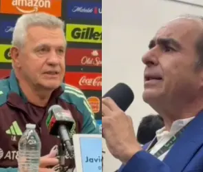 Javier Aguirre confronta a David Medrano en conferencia