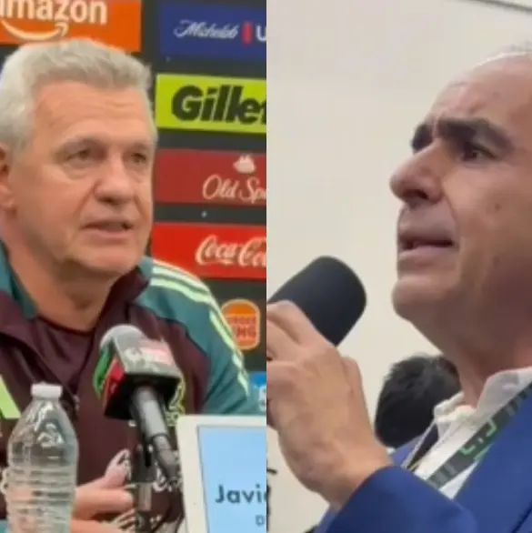 Javier Aguirre confronta a David Medrano en conferencia