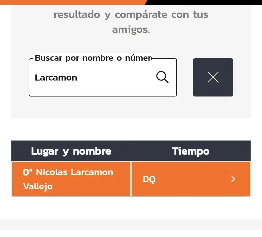 Larcamón fue descalificado de la competencica Larcamón fue descalificado de la competencica