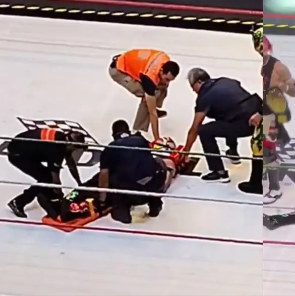 VIDEO: Octagón Jr. sufre terrible lesión en función de AAA