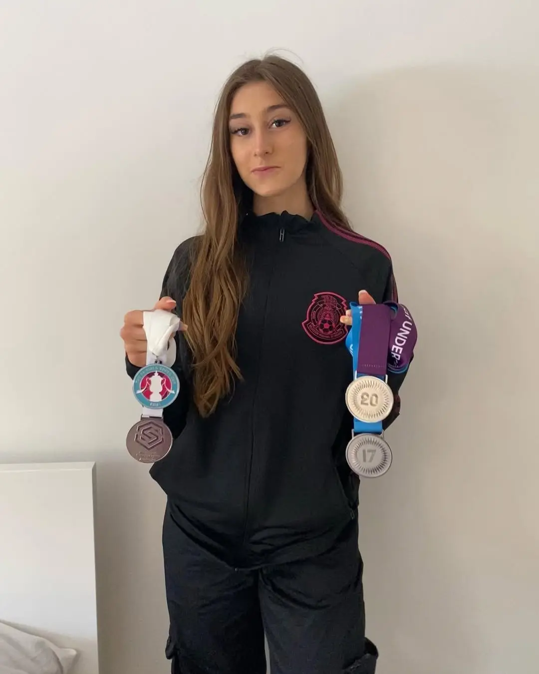 Ha sido parte de la Selección Mexicana Femenil Sub-20 Ha sido parte de la Selección Mexicana Femenil Sub-20