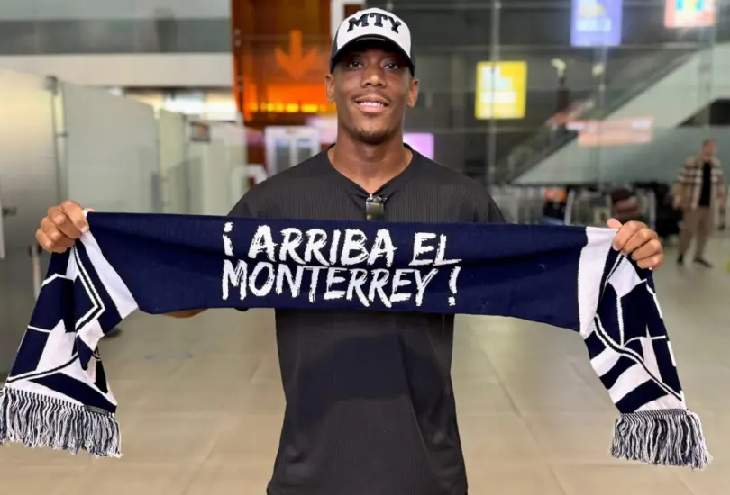 Anthony Martial ya está en Monterrey