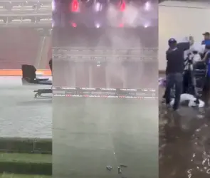 VIDEOS: Estadio Akron se inunda previo al Chivas vs Tigres