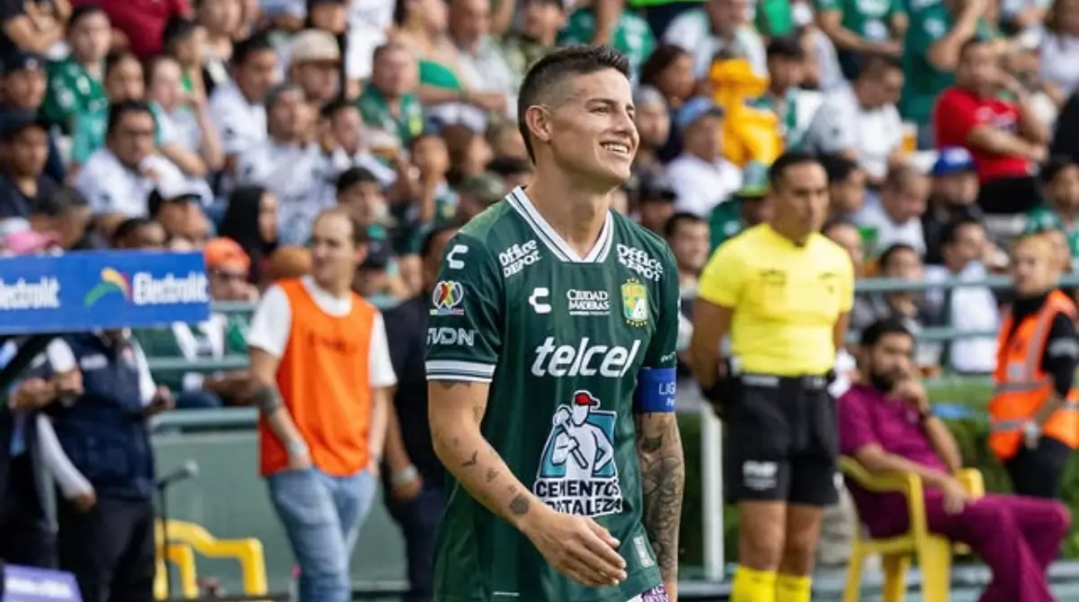  James Rodríguez se ausentó bajo pretexto del partido del León 