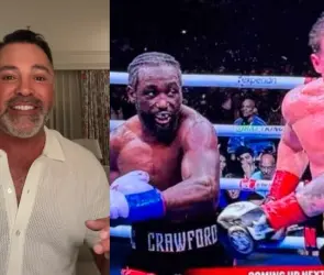 Óscar de la Hoya se burla de Canelo Álvarez tras perder vs Crawford