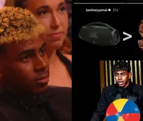 Memes se burlan de Lamine Yamal tras perder el Balón de Oro
