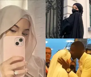 Ella es Rima Edbouche, esposa de Ousmane Dembélé