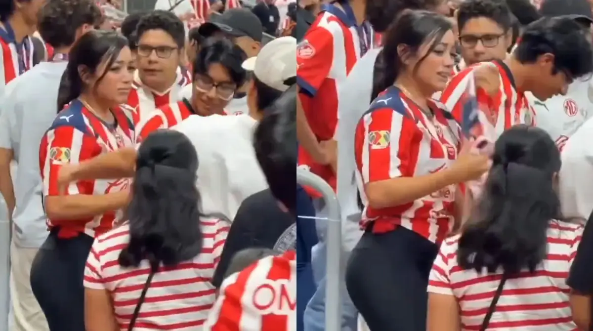 La madre de Samir Inda se mostró conmovida dentro de las gradas.