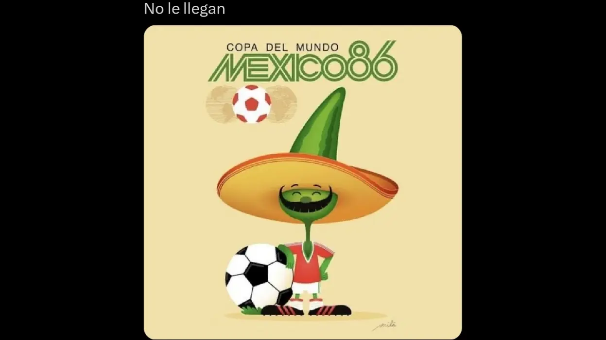 Otros recordaron con nostalgia la mascota de Pique en México 1986.