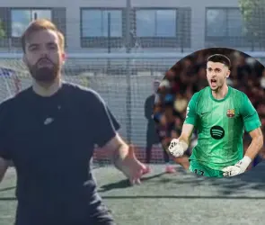 Culpan a Ibai Llanos de la lesión de Joan García, portero del Barcelona