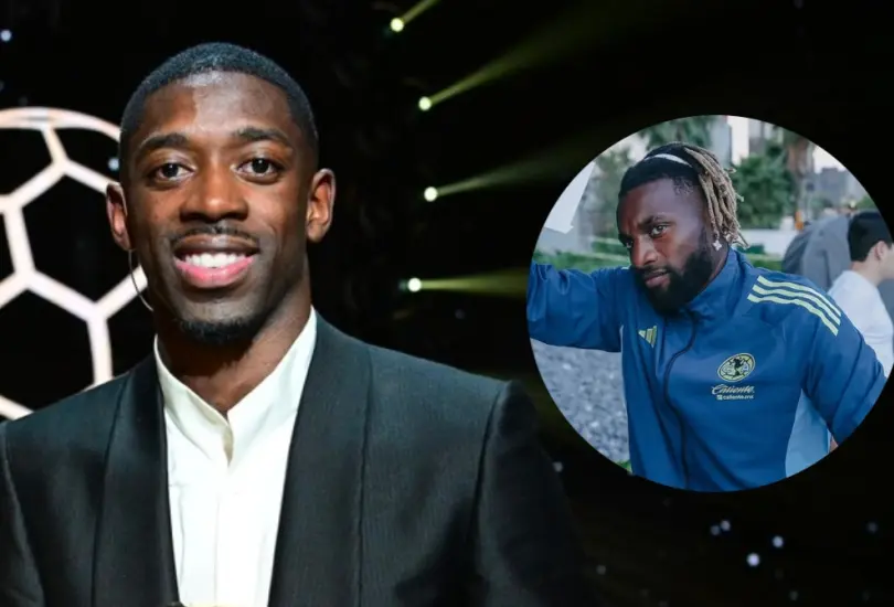Dembélé se rindió en elogios hacia Saint-Maximin