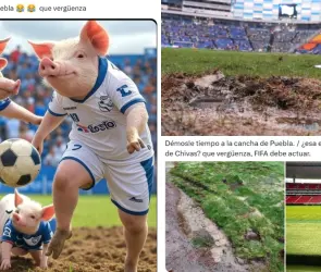 Memes se burlan de la cancha del Cuauhtémoc en el Puebla vs Chivas