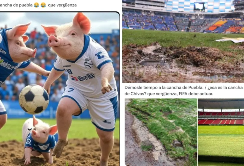 Los memes de la cancha del Puebla vs Chivas no se hicieron esperar