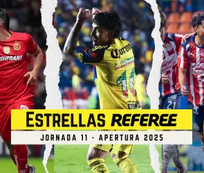 Las Estrellas Referee de la Jornada 11 del Apertura 2025