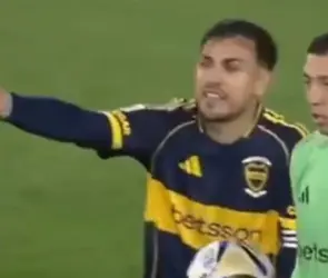 Leandro Paredes exhibe a Marchesín en pleno partido