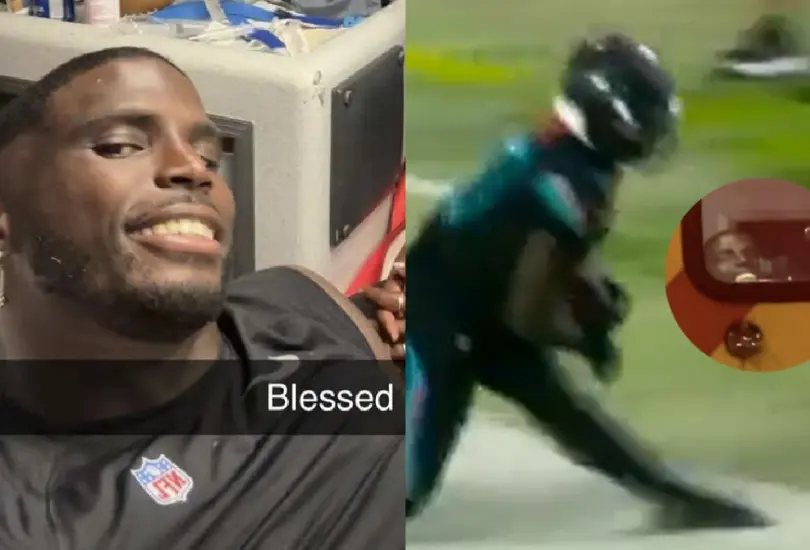 Tyreek Hill parece estar feliz por su lesión con Miami Dolphins