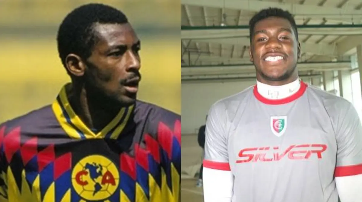 Emilio Omam-Biyik es hijo del camerunés François Omam-Biyik y nació en la CDMX durante la estancia de su padre en América.