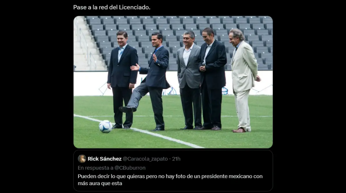 En redes sociales surgió una tendencia sobre la foto con más aura de los Presidentes de México