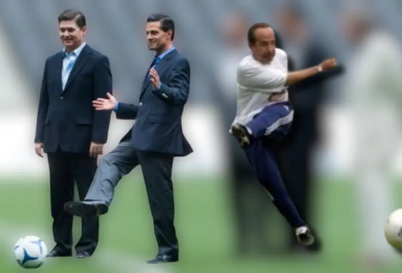 Presidentes de México jugando futbol, la tendencia de ahora