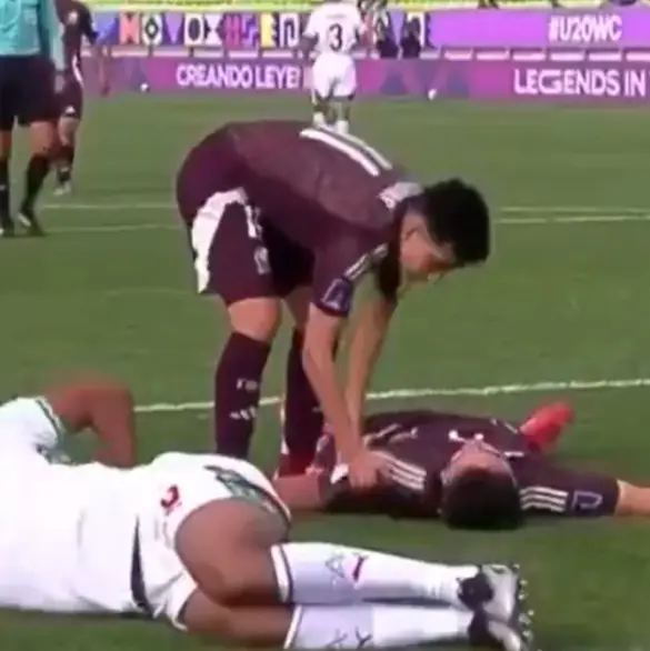 Mateo Levy cae noqueado en el México vs Marruecos