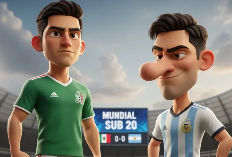 Los argentinos celebran que le ganarán a México