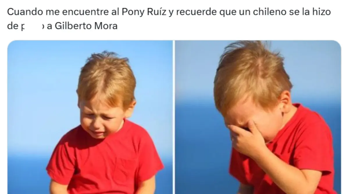 El aficionado mexicano fue creativo en contra de los chilenos