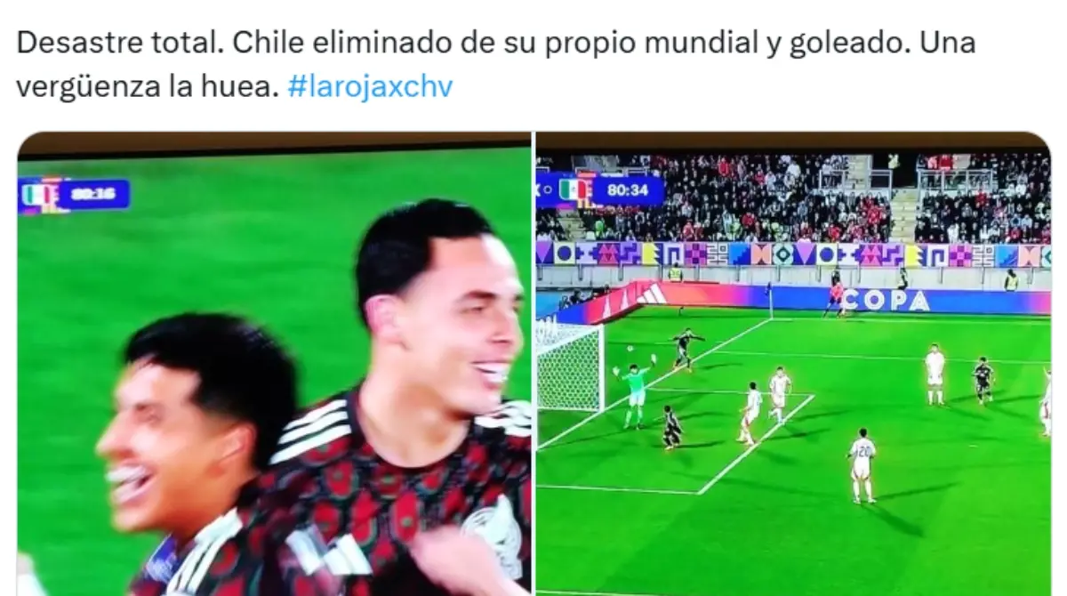 Las burlas previas  de los chilenos se redujeron a nada en el terreno de juego