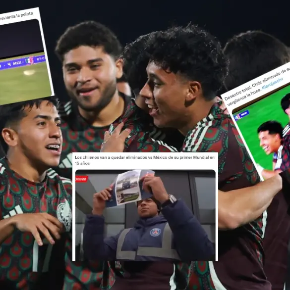 Memes se burlan de Chile tras goleada de México en el Mundial