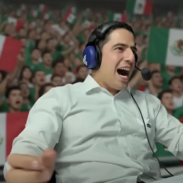 Doble narración de Andrés Vaca desata furia en redes sociales