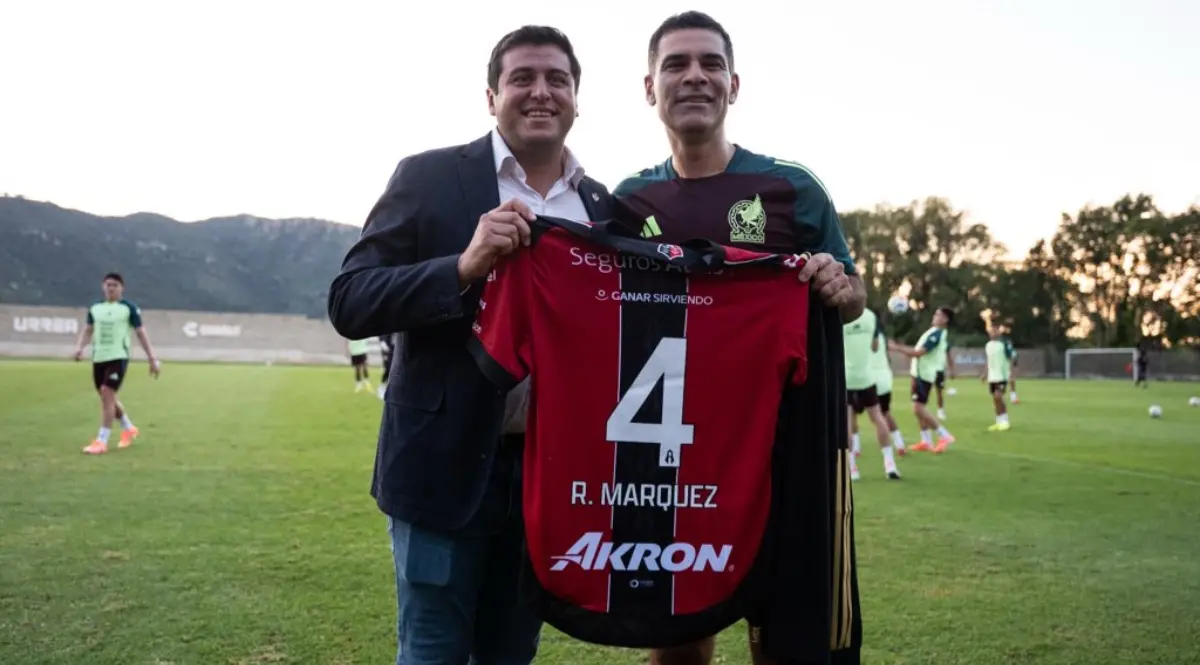  Rafa Márquez tuvo un reencuentro con el Atlas 