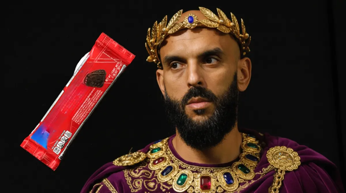 Yassine Cheuko protagonizó un comercial de galletas 
