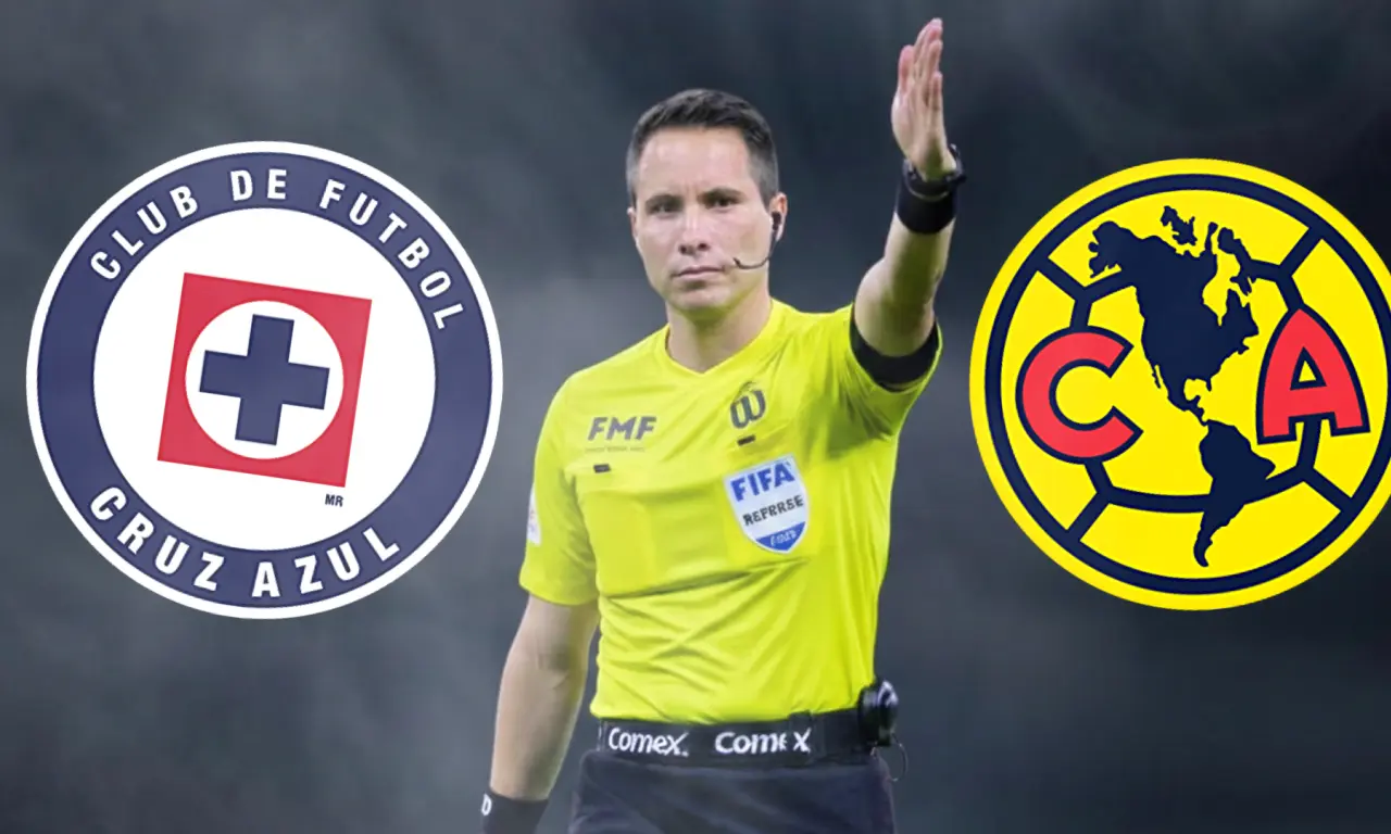  El árbitro central del Cruz Azul vs. América será Jesús Rafael López Valle, quien arrastra un negro antecedente. 