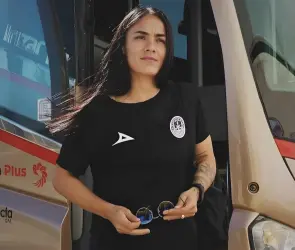 Brenda García, acusada de amañar partidos, llega al Peluche Caligari