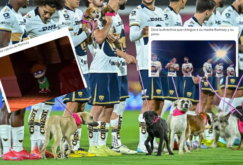 Aficionados de Pumas critican a equipo por no apoyar a Aaron Ramsey