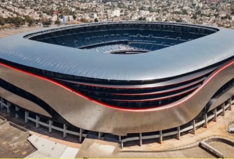 Usuarios en redes sociales viralizaron una imagen del supuesto exterior que tendrá el Estadio Azteca Usuarios en redes sociales viralizaron una imagen del supuesto exterior que tendrá el Estadio Azteca