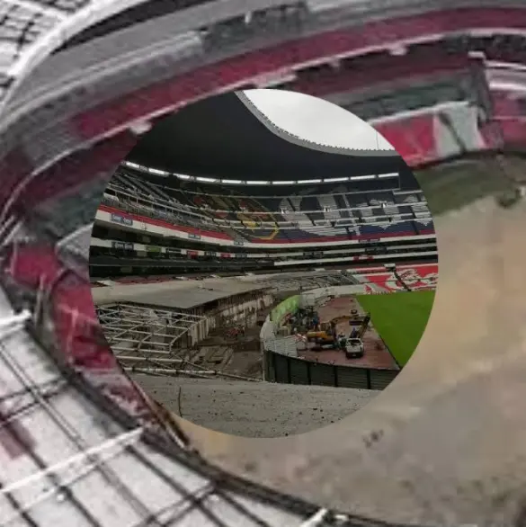 Estadio Azteca despide a trabajador por grabar avances de remodelación Estadio Azteca despide a trabajador por grabar avances de remodelación